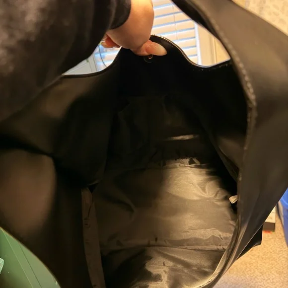 Victoria Secret Black Leather Women's Bag nwt - Picture 6 of 6